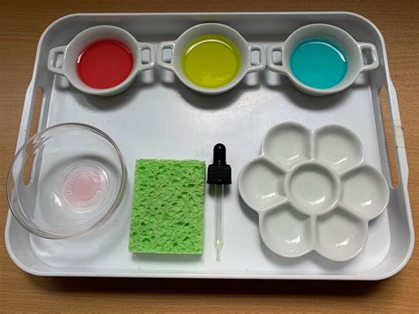 Montessori Multi Age Art Activities Colour Mixing Our Montessori