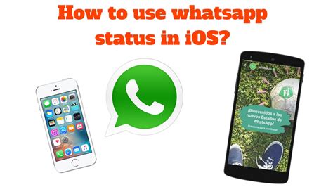 How To Use Whatsapp Status In Ios Youtube