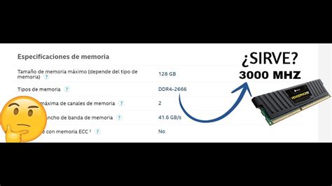 Funcionaria Una Ram De 3000 Mhz En Un Procesador Que Marca 2666 Mhz