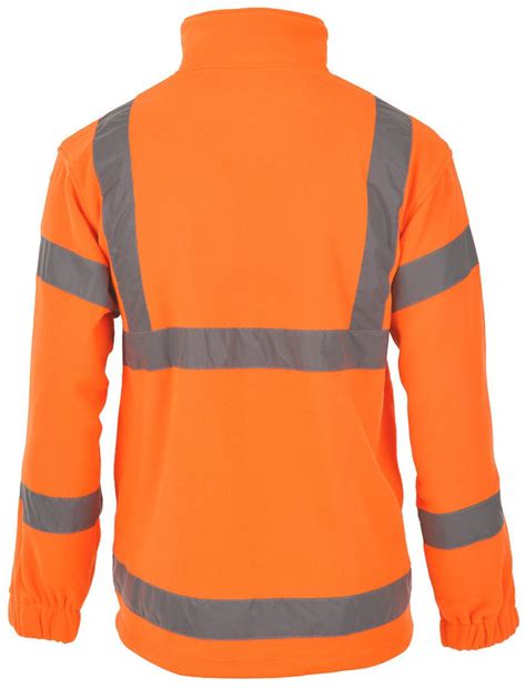 Orange Hi Vis Fleece Jacket En20471