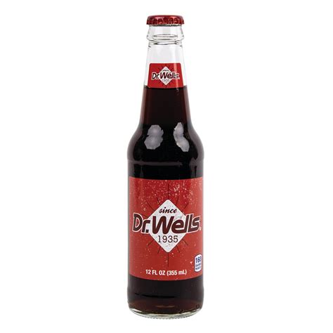 Dr Wells Soda 12 Oz Bottle Blue Dog Beverage