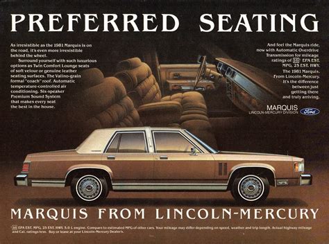 1981 Mercury Marquis Sedan Lincoln Mercury Ford Usa Origin Flickr