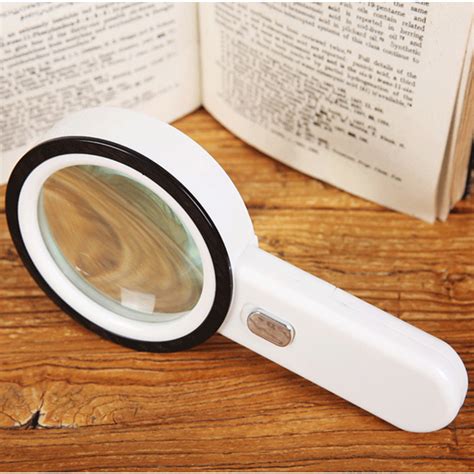 30x led lighted magnifying glass handheld reading loupe magnifier with 12 led sale