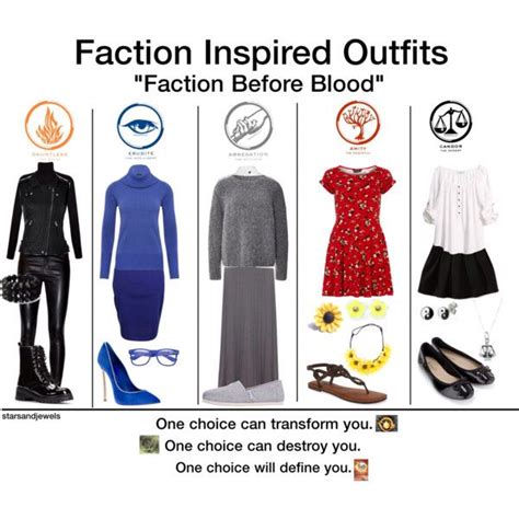 Which Outfit Would You Choose To Which Faction You Belong Divergent