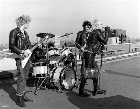 English Punk Group Charged Gbh Playing Their Single Give Me Fire On