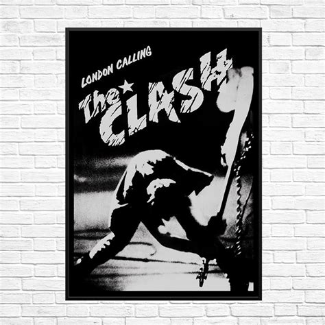 The Clash London Calling Poster Print T Shirts From More T Vicar