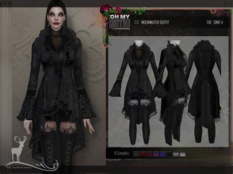 The Sims Resource Oh My Goth Moonwater Outfit
