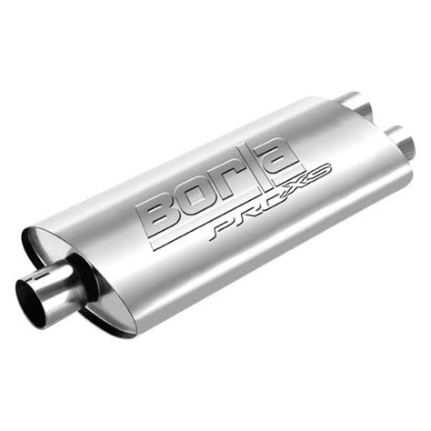 Borla® 400485 Pro Xs™ Stainless Steel Oval Notched Gray Exhaust