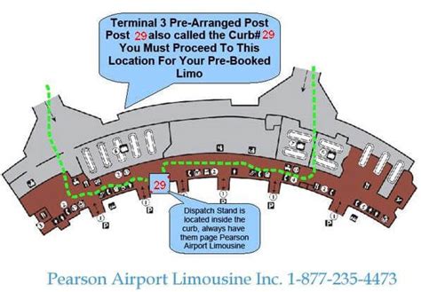 Terminal Guide And Pickup Procedure Pearson Airport Limousine