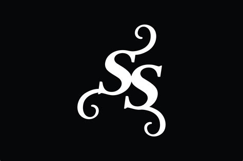 Monogram Ss Logo V2 Graphic By Greenlines Studios · Creative Fabrica