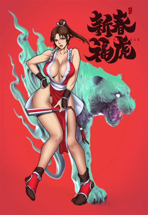 Shiranui Mai Fatal Fury Absurdres Highres 1girl Breasts Chinese