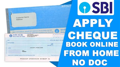 How To Apply SBI Multi City Cheque Book Online From Home HINDI YouTube