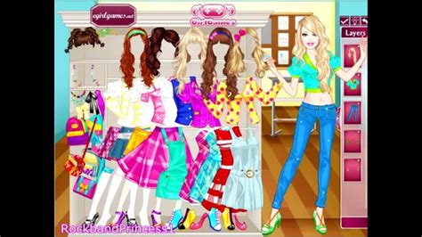 Barbie School Girl Dress Up Game - Girls Games - YouTube