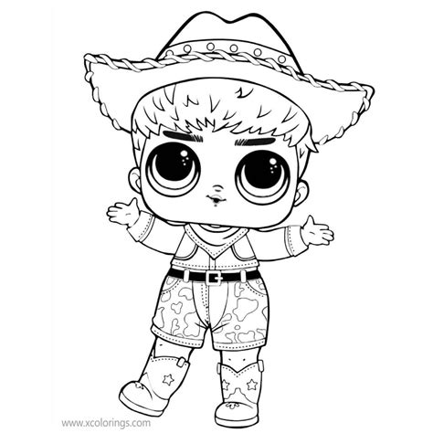 Lol Boy Doll Coloring Pages His Royal High Ney