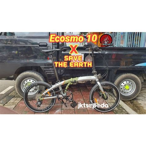 Jual Sepeda Lipat Element Ecosmo 10 Save The Earth Shopee Indonesia