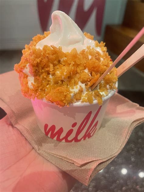 Cereal Milk Soft Serve W Cornflake Crunch R FoodPorn