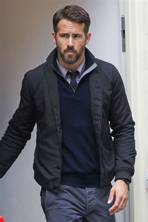 Ryan Reynolds Looked Serious Yet Still Adorable While Filming