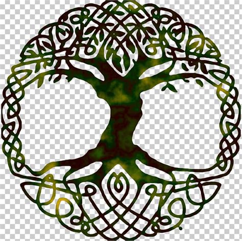 Tree Of Life Celtic Sacred Trees Symbol Png Clipart Area Art Black