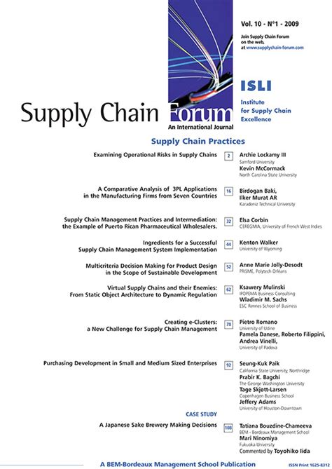 Ingredients For A Successful Supply Chain Management System