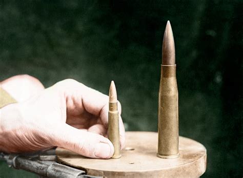 Wwi Cartridge Comparative A Lee Enfield Rifle Cartridge C Flickr