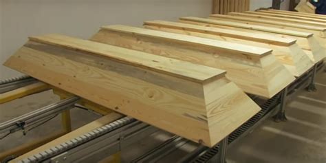 Solid Oak Wood Casket Funeral Casket Solid Wood Burial Vault Combo Bed