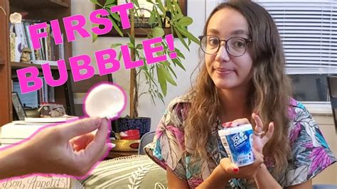 Learning To Blow A Bubblegum Bubble As An Adult Youtube