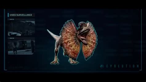 Dilophosaurus Jurassic World Evolution Species Profile Youtube