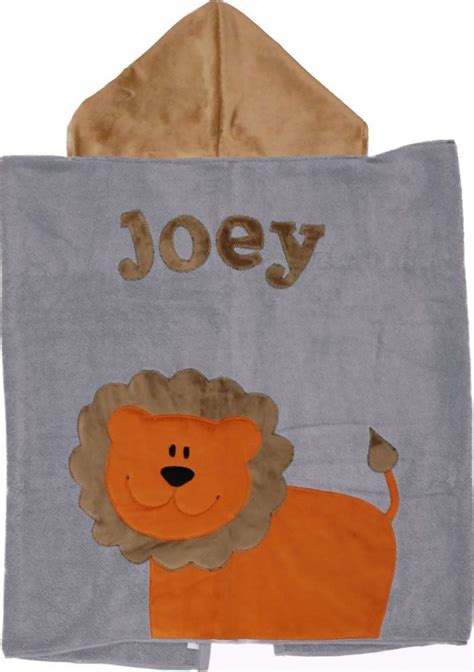 Wild Ones Lion Lion Hooded Towel