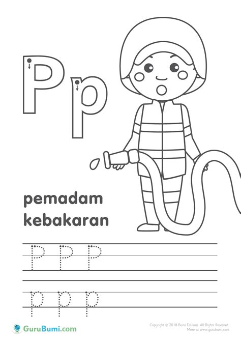 Gambar Tema Pekerjaan Untuk Anak Tk Cabai