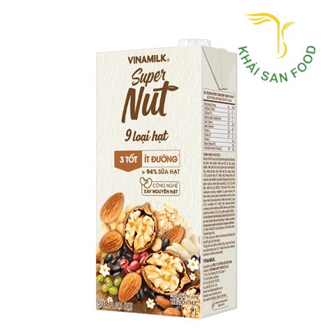 Sữa 9 Loại Hạt Vinamilk Super Nut 1l Khải San Food