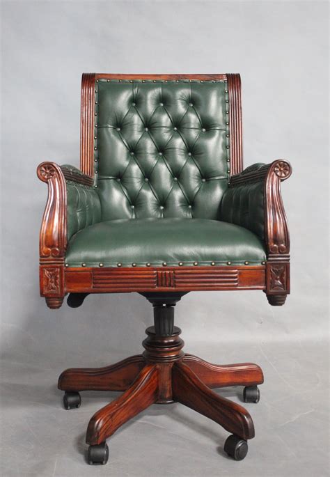 Solid Mahogany Wood Office Chair Classic Chair