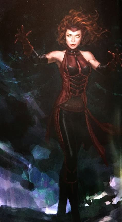 Calvins Canadian Cave Of Coolness Cool Concept Art Of The Scarlet Witch From Age Of Ultron