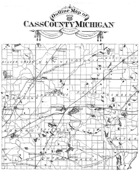 Township Maps Cass County Michigan