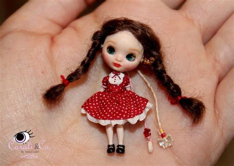 Ooak Costum Miniature Blythe Inspired Doll 4 By Nina Corali Blythe