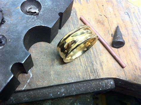 simple 22kt ring made via lost wax casting lost wax casting lost wax wax