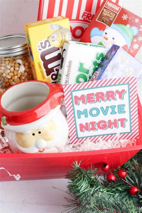 Diy Family Movie Night Gift Basket Ideas Off