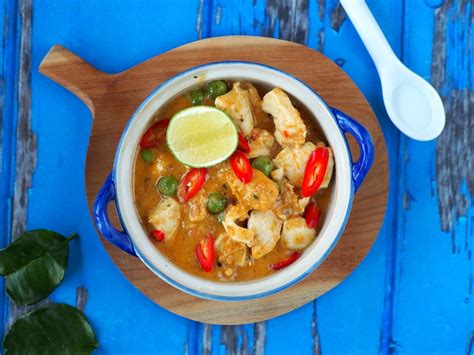 Authentieke Thaise Panang Curry met kip