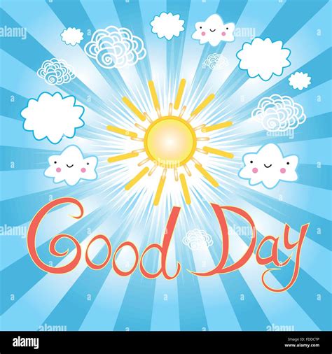 Beautiful Sunny Day Stock Vector Image And Art Alamy