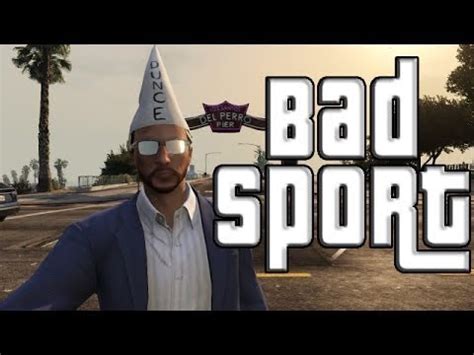 Gta v *new* glitch how to get out of badsport fast. GTA 5 ONLINE - How to get RARE Dunce Cap ( Bad Sport) 1.40 ...