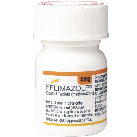 Hyperthyroidism is caused by excessive amounts of a. Felimazole for Cats 5 mg | Free Shipping | EntirelyPets Rx