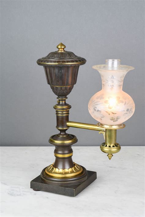 Brown And Brass Victorian Mantle Lamp Table Lamps Collection City