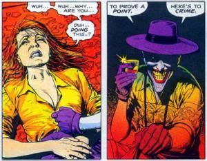 The Joker And The Mad Girl Are Talking To Each Other In This Comic Strip
