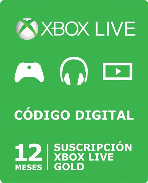 Suscripción Xbox Live Gold 12 Meses Marmota Games