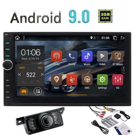 Android 90 Car Stereo Touch Screen Double 2 Din In Dash Head Unit Gps
