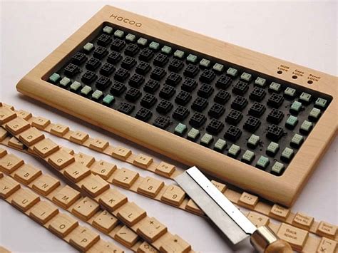 Diy Wood With Wooden Keyboard