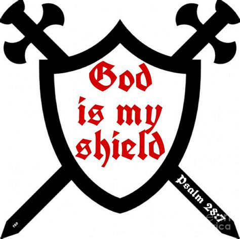 God Is My Shield Photograph By Robert Oneil Pixels