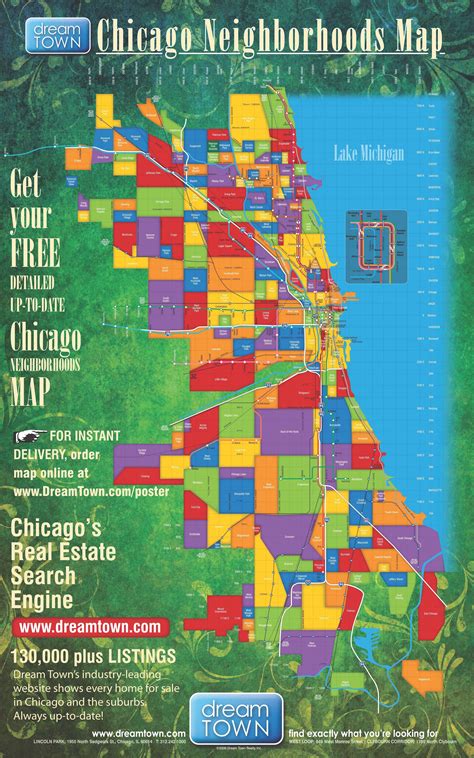 Chicago Neighborhoods Map Chicago Neighborhoods Chicago Map