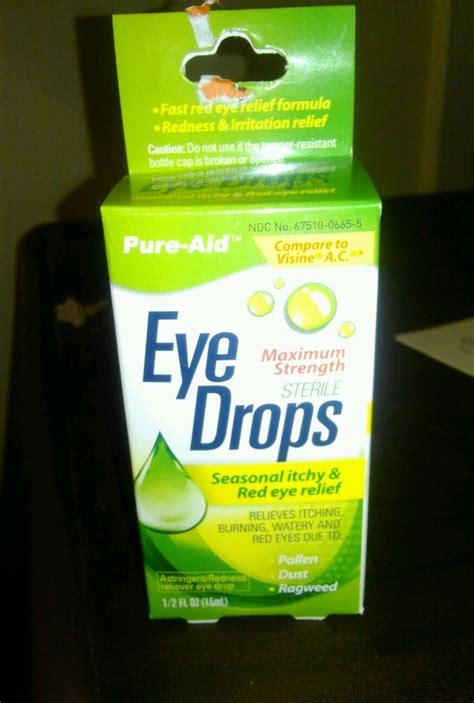 Pure Aid Sterile Eye Drop Original 5 Fl Oz Best Price Pure