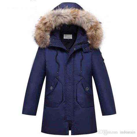 Winter Coat Big Boys Down Jackets 30 Degrees Long Overcoat Teenage Boy