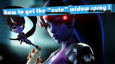 Overwatch How To Get Cute Widowmaker Spray Youtube